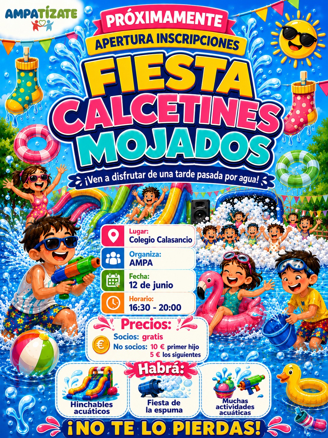 Fiesta de calcetines mojados